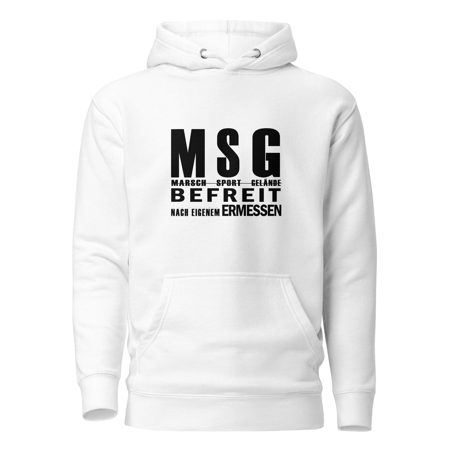MSGaufE Kapuzenpullover, privat beschafft
