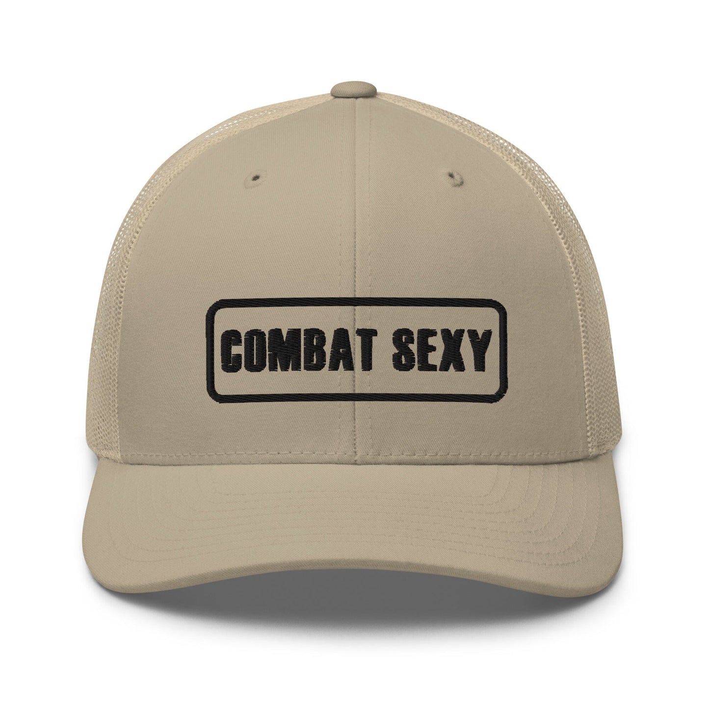 Combat Sexy Cap, Stickerei Farbe schwarz, Netzrücken, privat beschafft TaraTAC Khaki