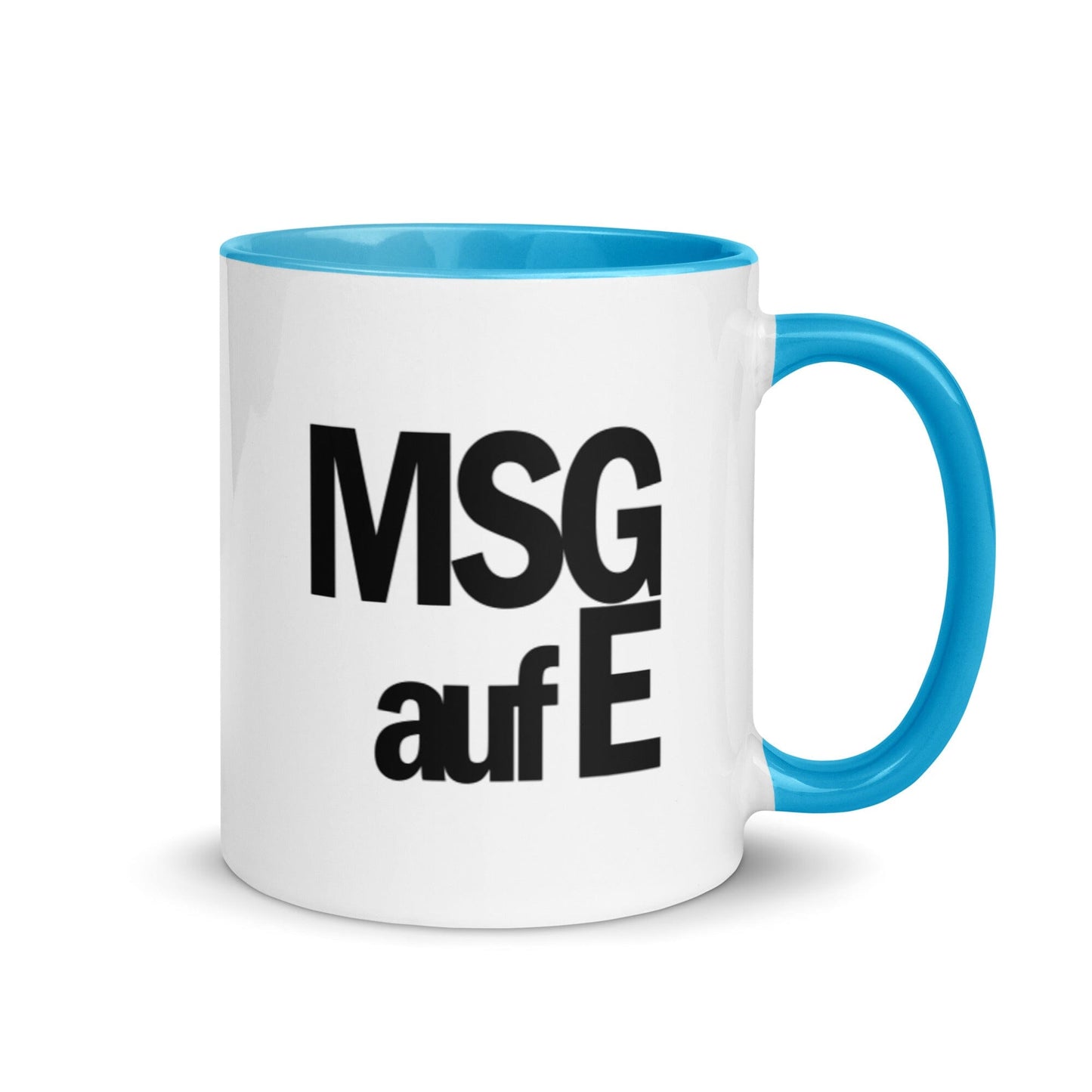 MSGaufE Tasse, Erstausführung, privat beschafft TaraTAC Blau