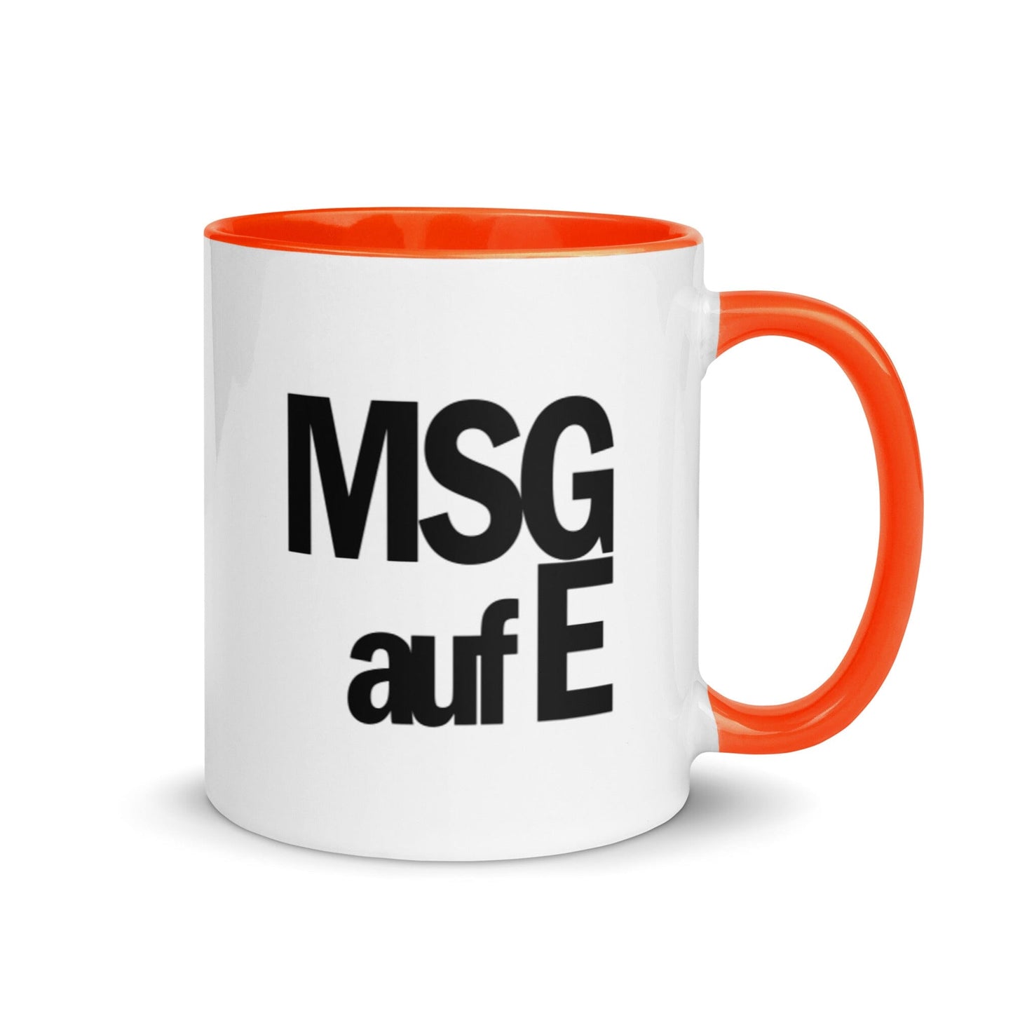 MSGaufE Tasse, Erstausführung, privat beschafft TaraTAC Orange