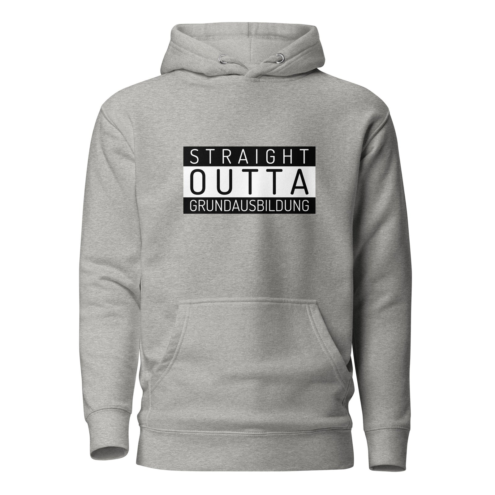 Straight Outta Grundausbildung Hoodie, privat beschafft
