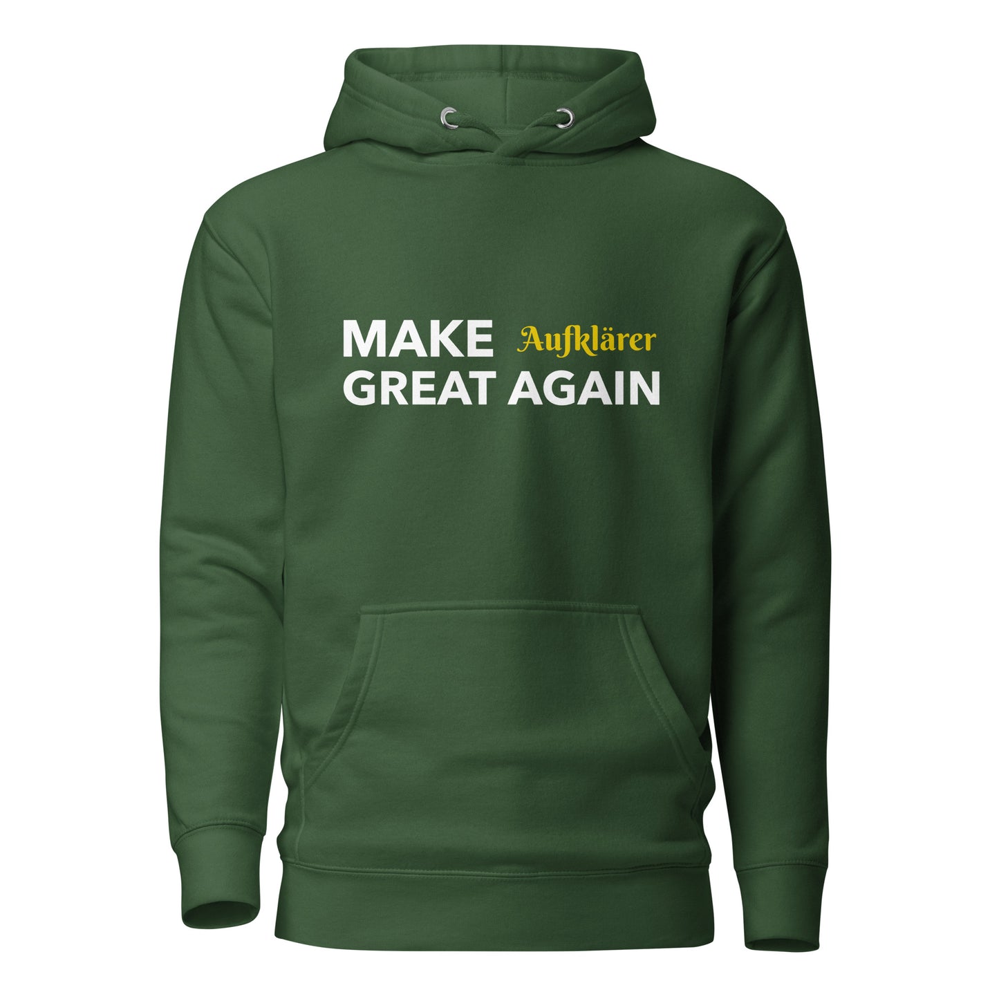 MAKE Aufklärer GREAT AGAIN Kapuzenpullover, privat beschafft