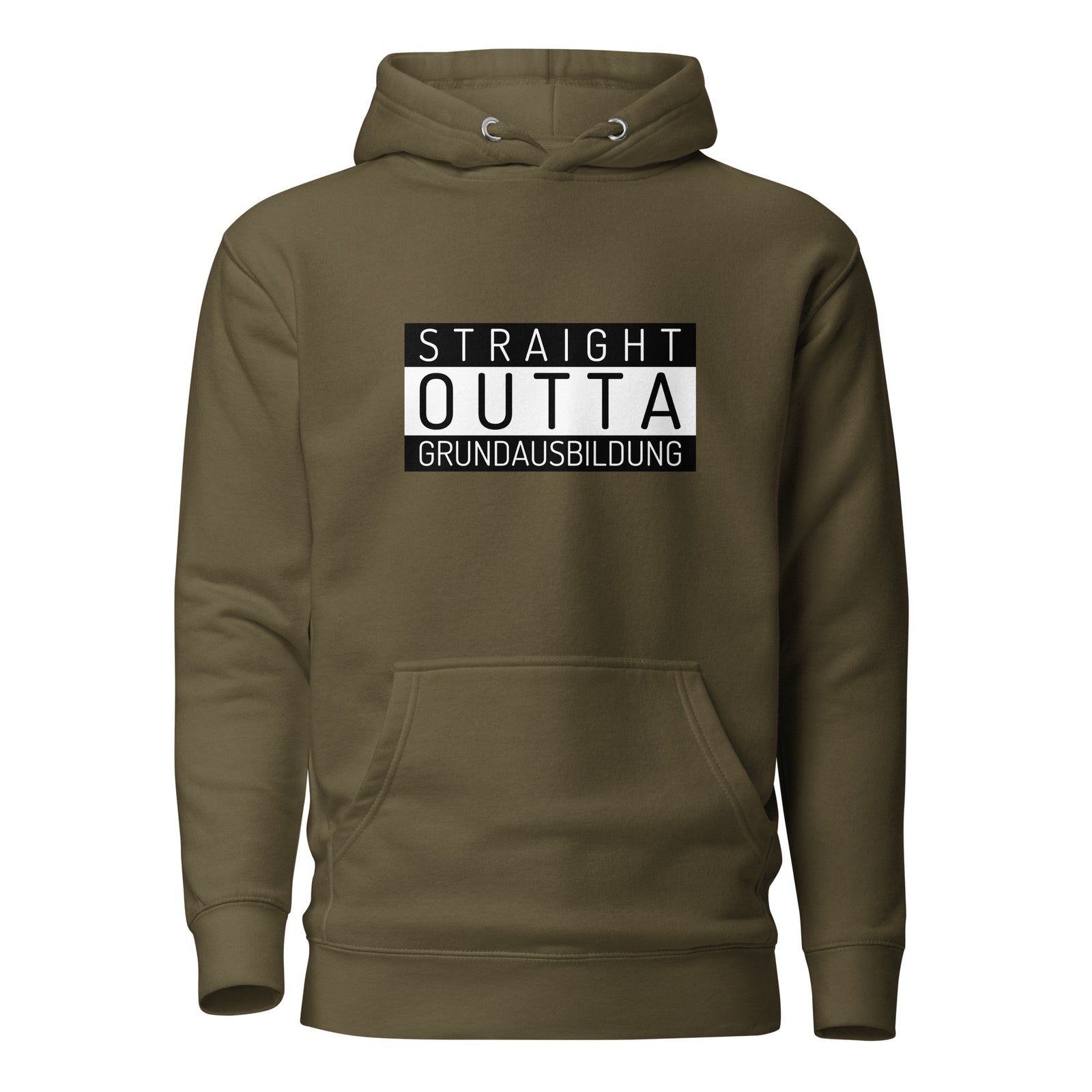 Straight Outta Grundausbildung Hoodie, privat beschafft