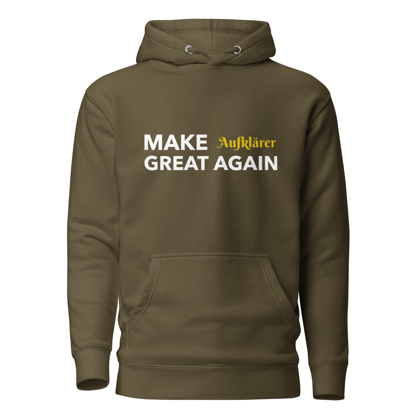 MAKE Aufklärer GREAT AGAIN Kapuzenpullover, privat beschafft