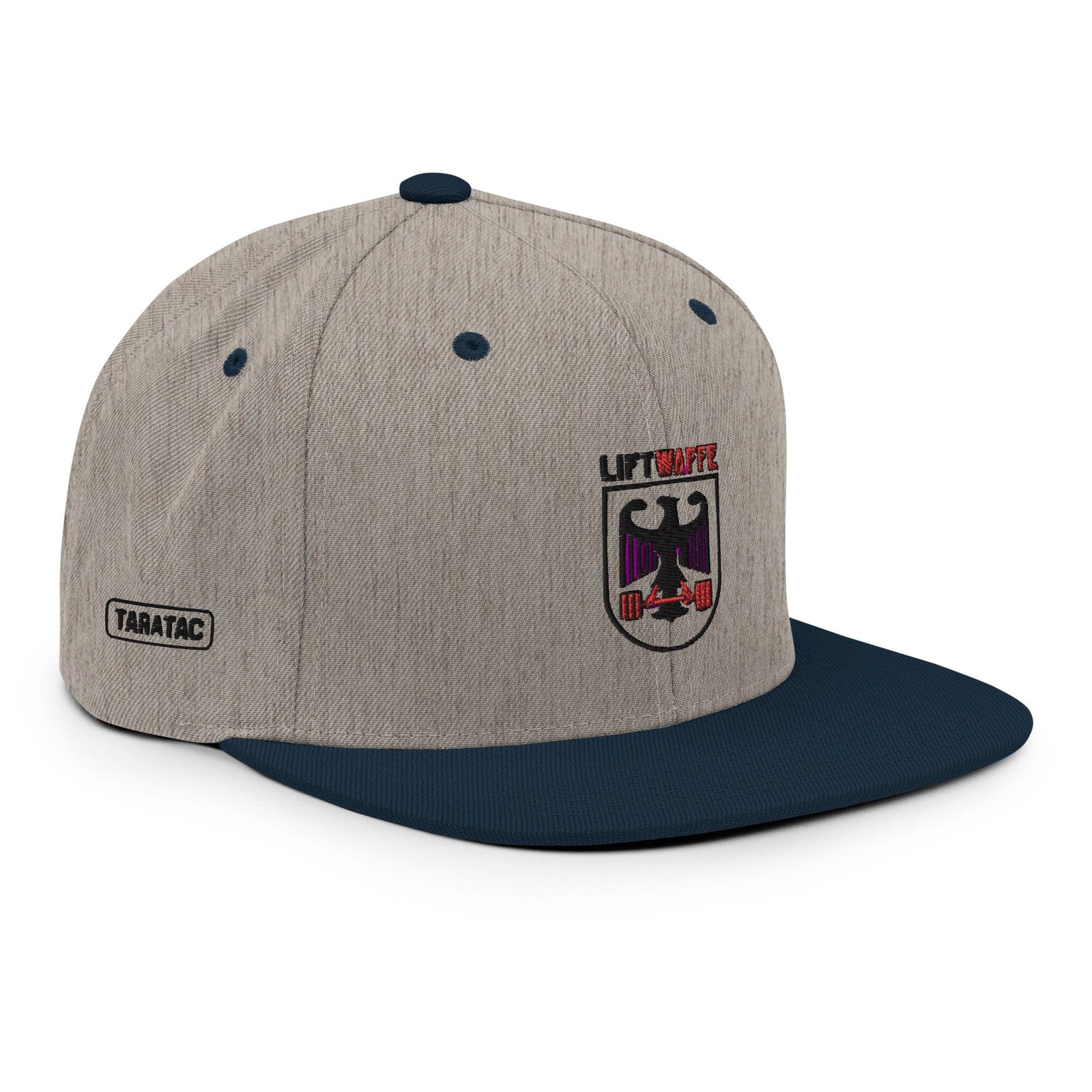 LIFTWAFFE Snapback, Erstausführung, privat beschafft TaraTAC Heather Grau/ Navy 