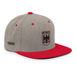 LIFTWAFFE Snapback, Erstausführung, privat beschafft TaraTAC Heather Grau/ Rot 
