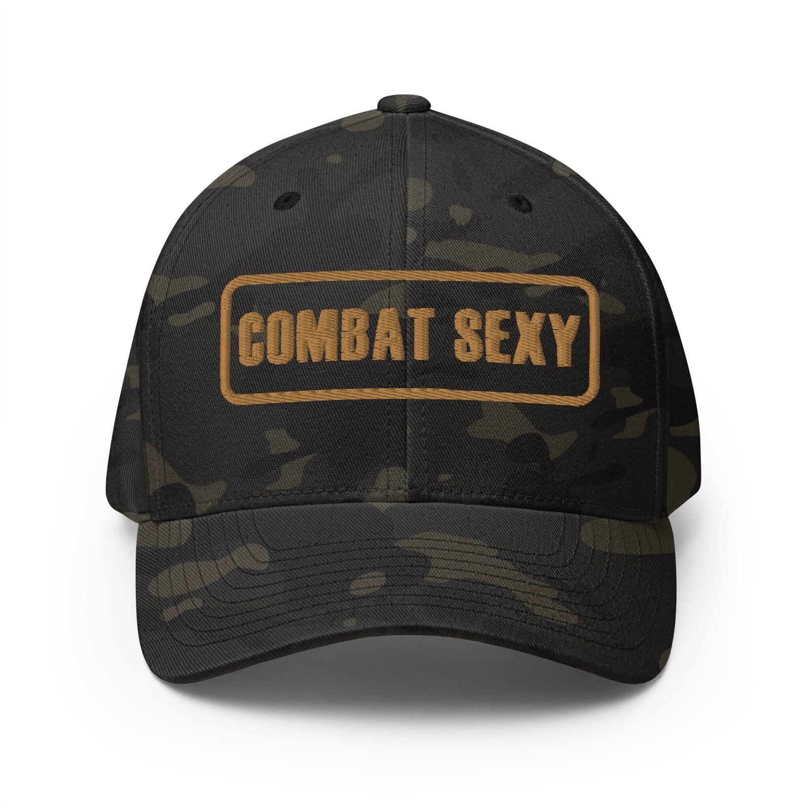 COMBAT SEXY CAP, Stickerei Farbe altgold, privat beschafft TaraTAC Multicam Black S/M 