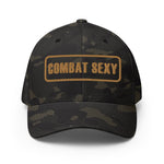 COMBAT SEXY CAP, Stickerei Farbe altgold, privat beschafft TaraTAC Multicam Black S/M 