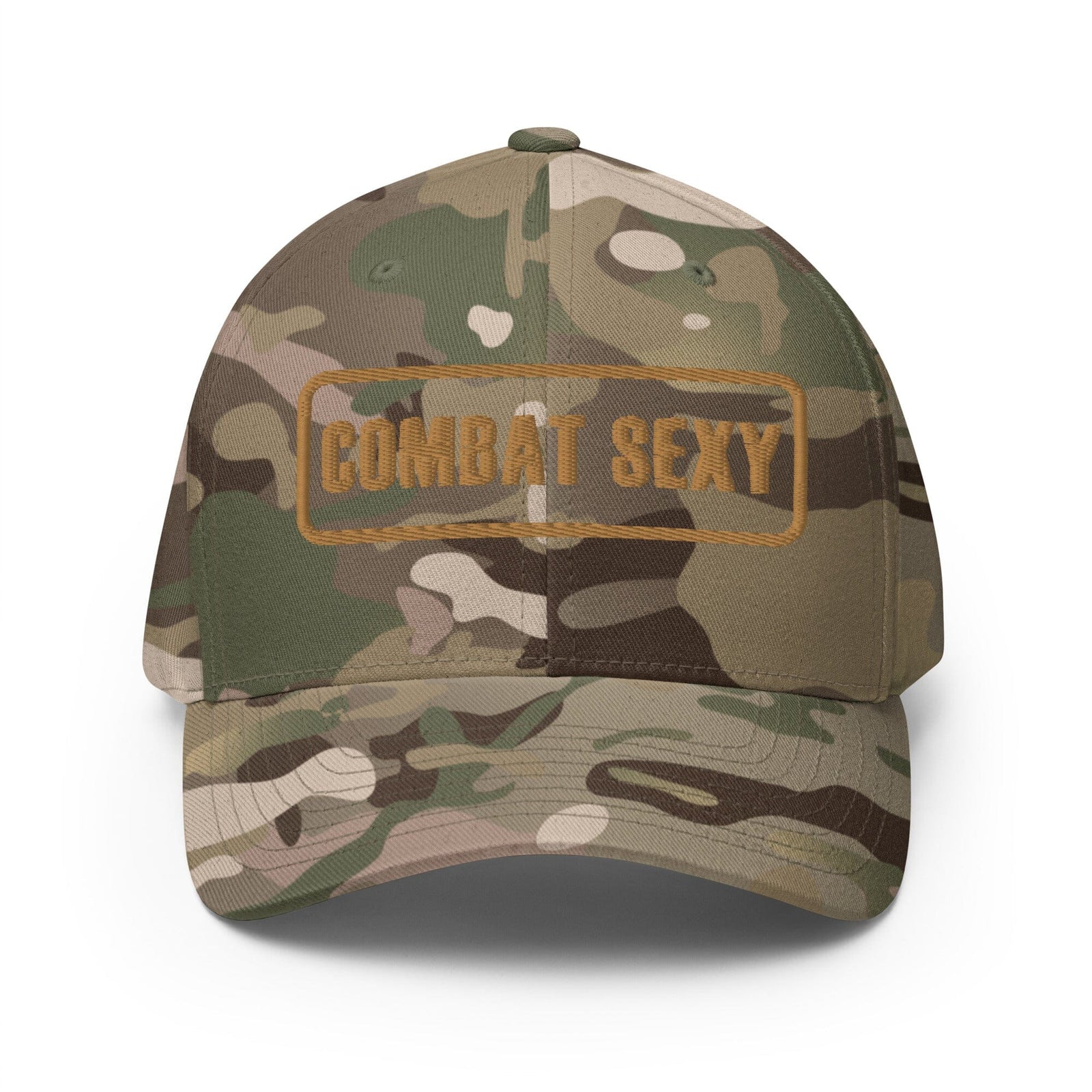 COMBAT SEXY CAP, Stickerei Farbe altgold, privat beschafft TaraTAC Multicam Green S/M 