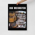OSG Weisheiten, Poster, vierte Ausführung, privat beschafft TaraTAC 50×70 cm 