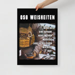 OSG Weisheiten, Poster, achte Ausführung, privat beschafft TaraTAC 50×70 cm 