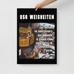 OSG Weisheiten, Poster, zehnte Ausführung, privat beschafft TaraTAC 50×70 cm 