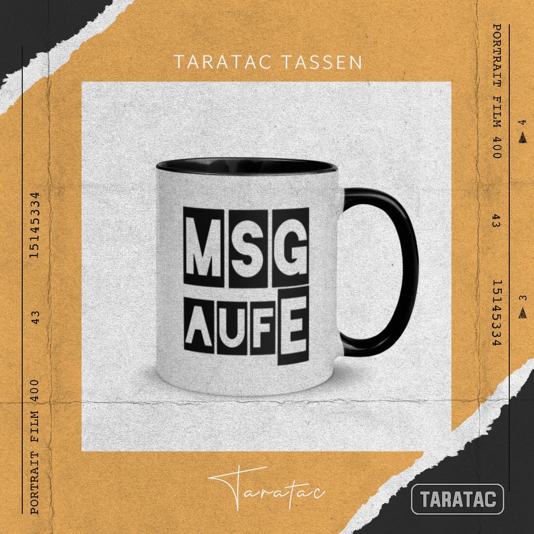 MSGaufE Tasse, zweite Ausführung, privat beschafft TaraTAC 