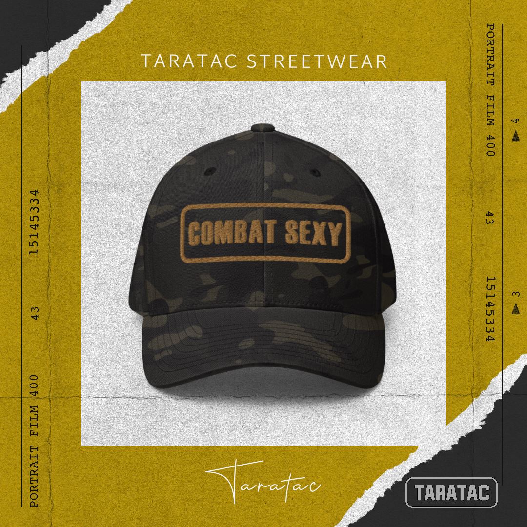 COMBAT SEXY CAP, Stickerei Farbe altgold, privat beschafft TaraTAC 