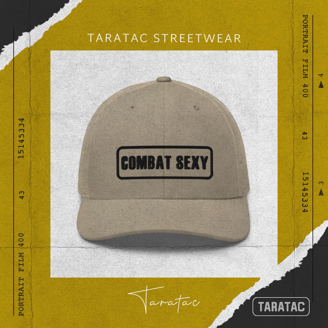 Combat Sexy Cap, Stickerei Farbe schwarz, Netzrücken, privat beschafft TaraTAC 