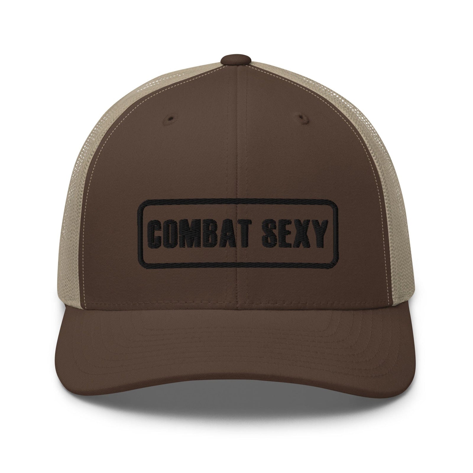 Combat Sexy Cap, Stickerei Farbe schwarz, Netzrücken, privat beschafft TaraTAC Braun/ Khaki 