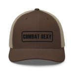 Combat Sexy Cap, Stickerei Farbe schwarz, Netzrücken, privat beschafft TaraTAC Braun/ Khaki 