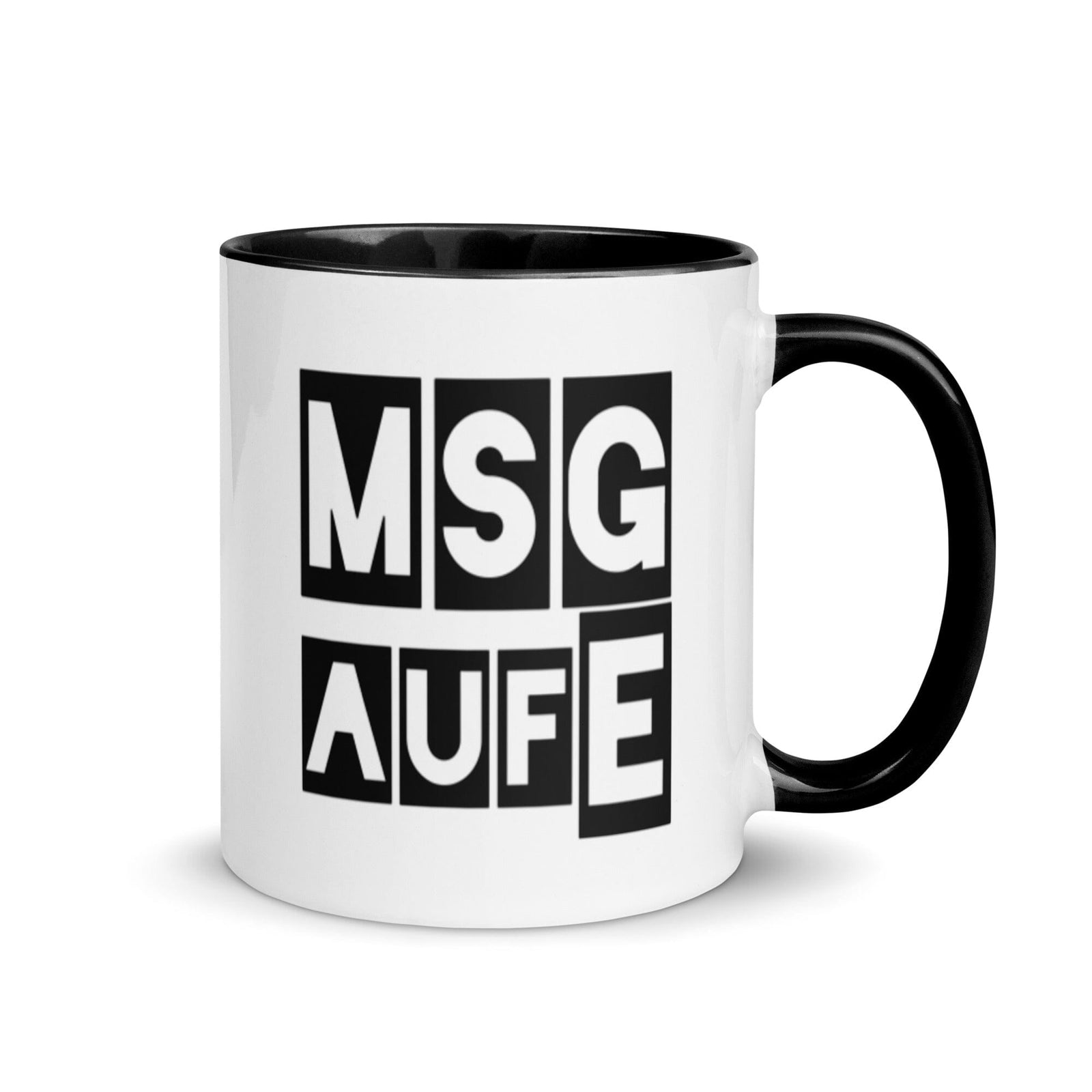 MSGaufE Tasse, zweite Ausführung, privat beschafft TaraTAC Schwarz 