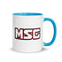 MSG Tasse, dritte Ausführung, Artillerie, privat beschafft TaraTAC Blau 