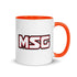 MSG Tasse, dritte Ausführung, Artillerie, privat beschafft TaraTAC Orange 