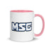 MSG Tasse, dritte Ausführung, Logistik, privat beschafft TaraTAC Pink 