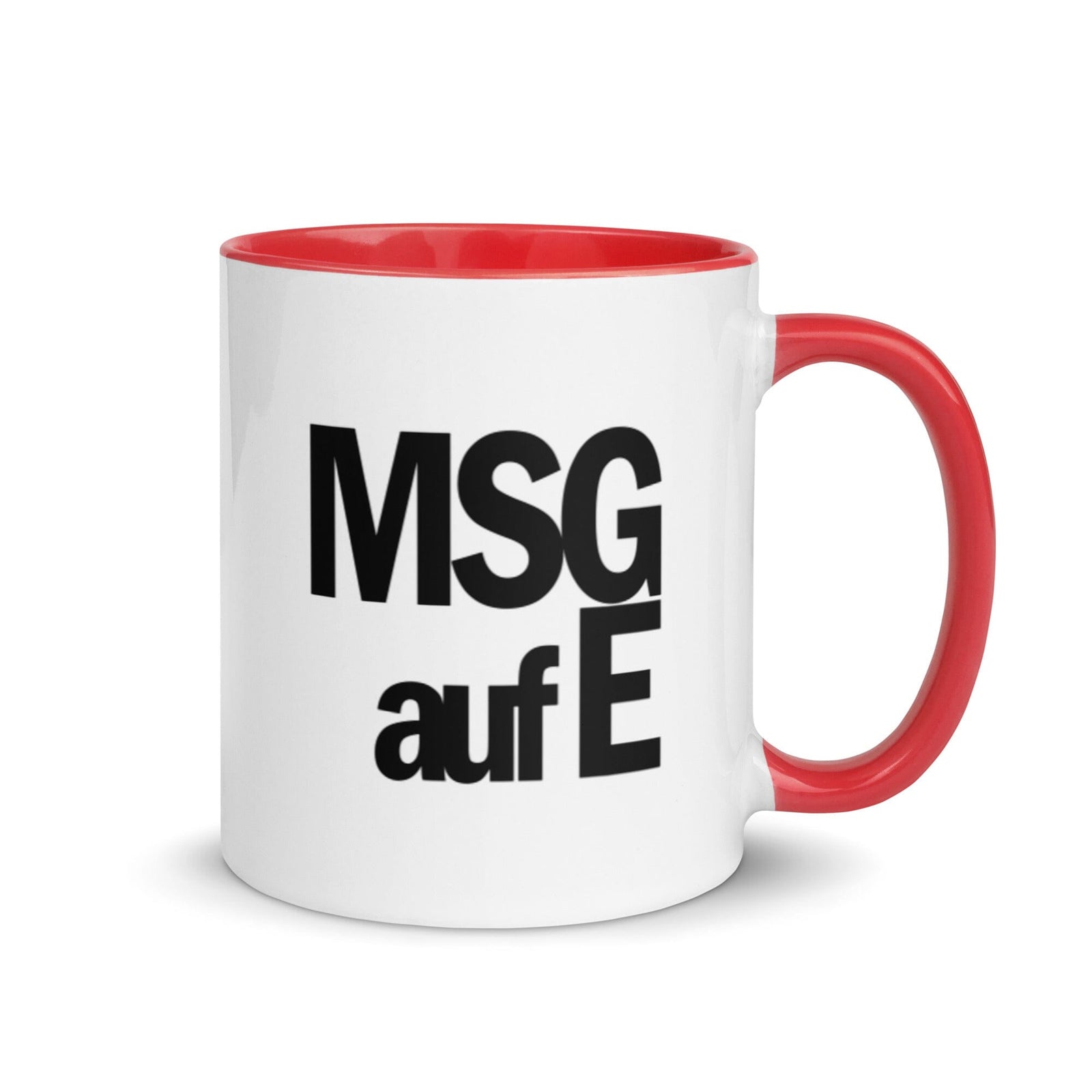 MSGaufE Tasse, Erstausführung, privat beschafft TaraTAC Rot 