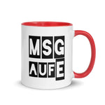 MSGaufE Tasse, zweite Ausführung, privat beschafft TaraTAC Rot 