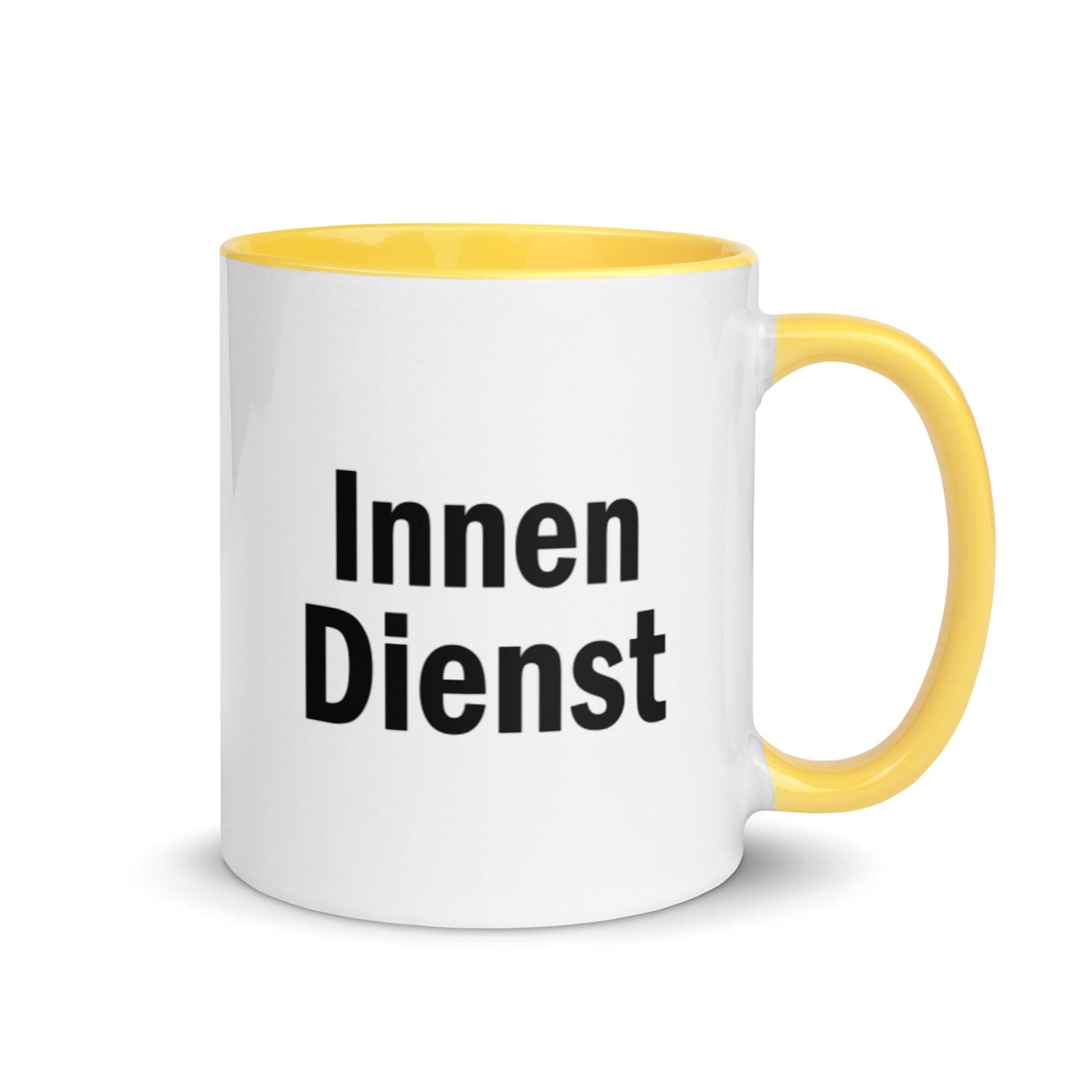 Innendienst Tasse, Erstausführung, privat beschafft TaraTAC Gelb 